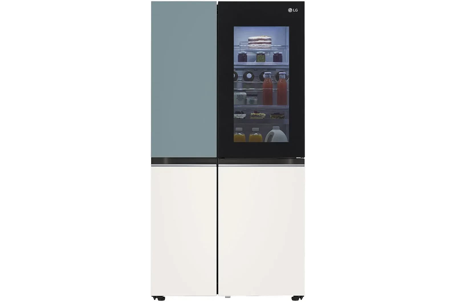655L Refrigerator Door-in-Door, Instaview GC-Q257CMFW supports Wi-Fi