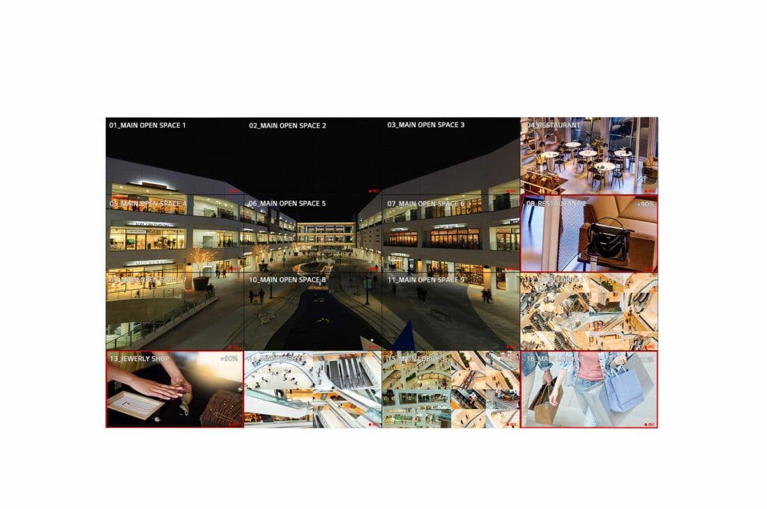 55″ 500 nits FHD 0.44mm Even Bezel Video Wall
