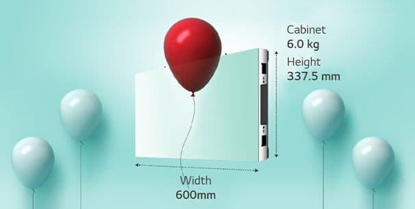 Easy-handling Lightweight Cabinet