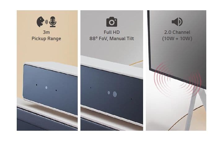 All-in-One Display for Simple and Quick Video Call