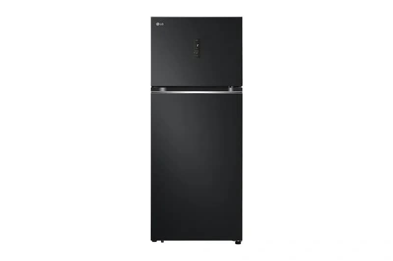 423L Top Freezer Fridge in Essence Matt Black