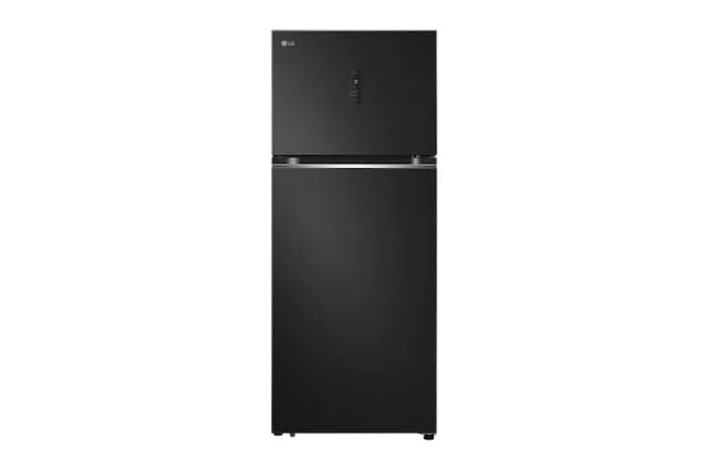 423L Top Freezer Fridge in Essence Matt Black