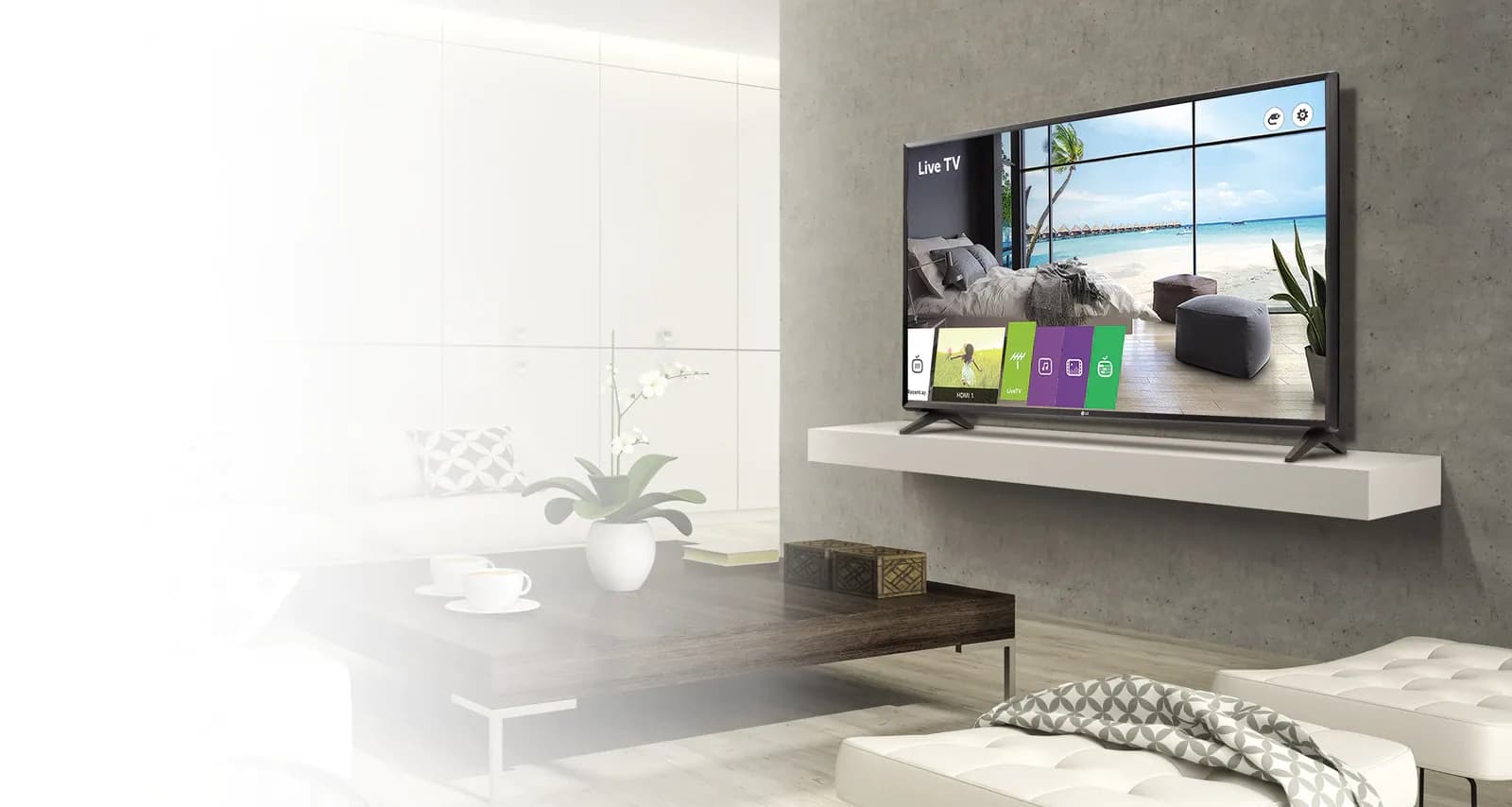 Essential Commercial TV with Multiple Use
