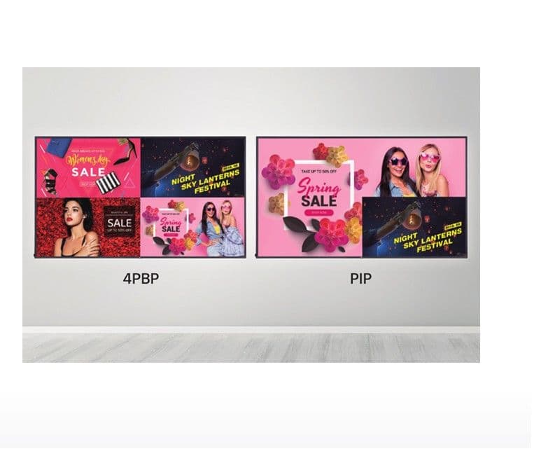 Multi Screen with PBP/PIP
