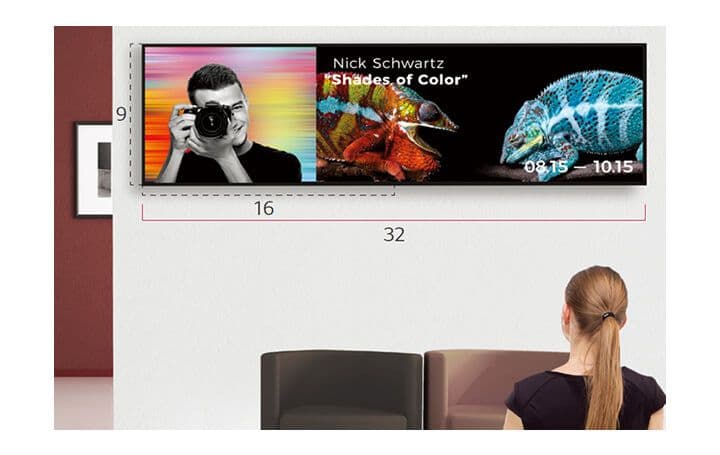 32:9 Extended Wide Format
