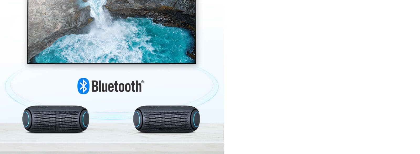 Bluetooth Surround Ready Connect to your TV for rear sound