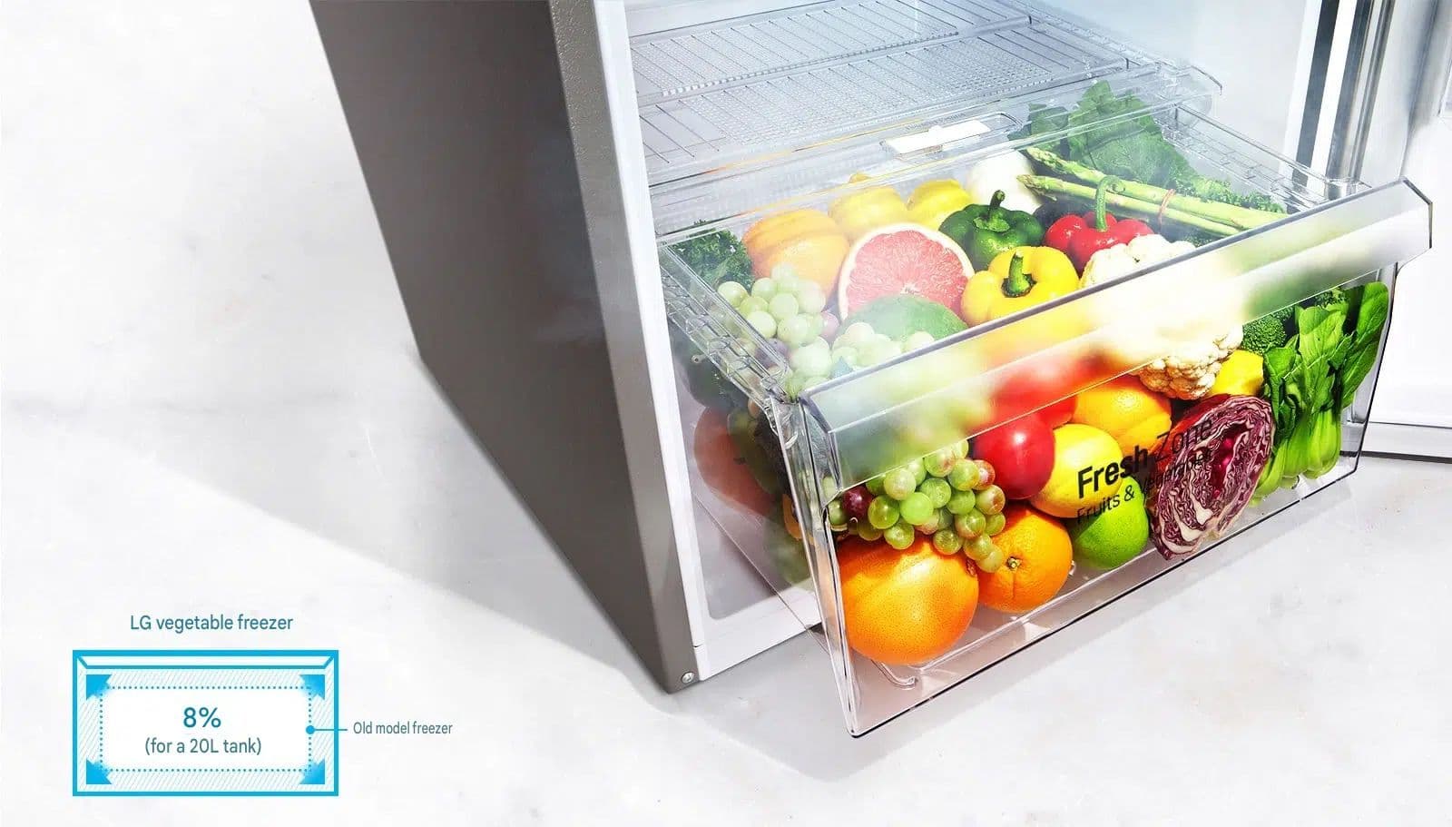 Large vegetable freezer