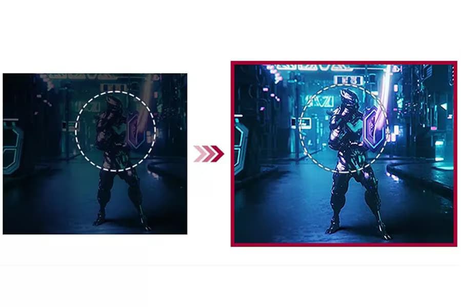See Detail in the Darkness with Black Stabilizer