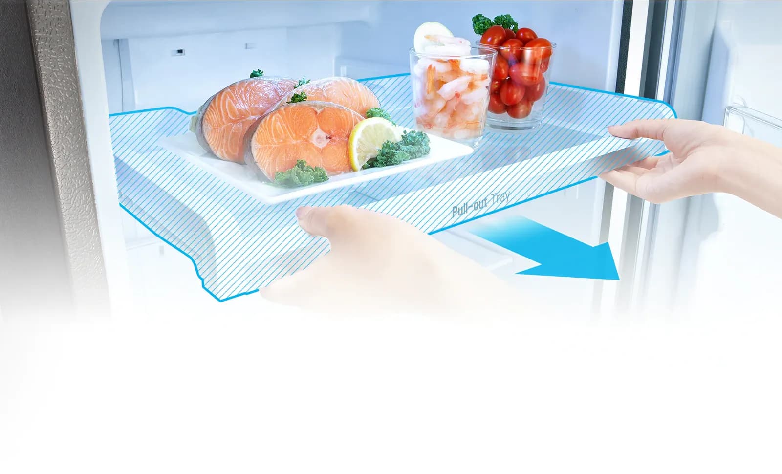 Pull-out tray