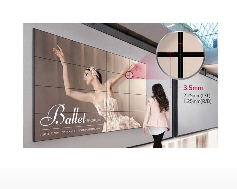 Seamless Large Screens with Ultra-Narrow Bezel